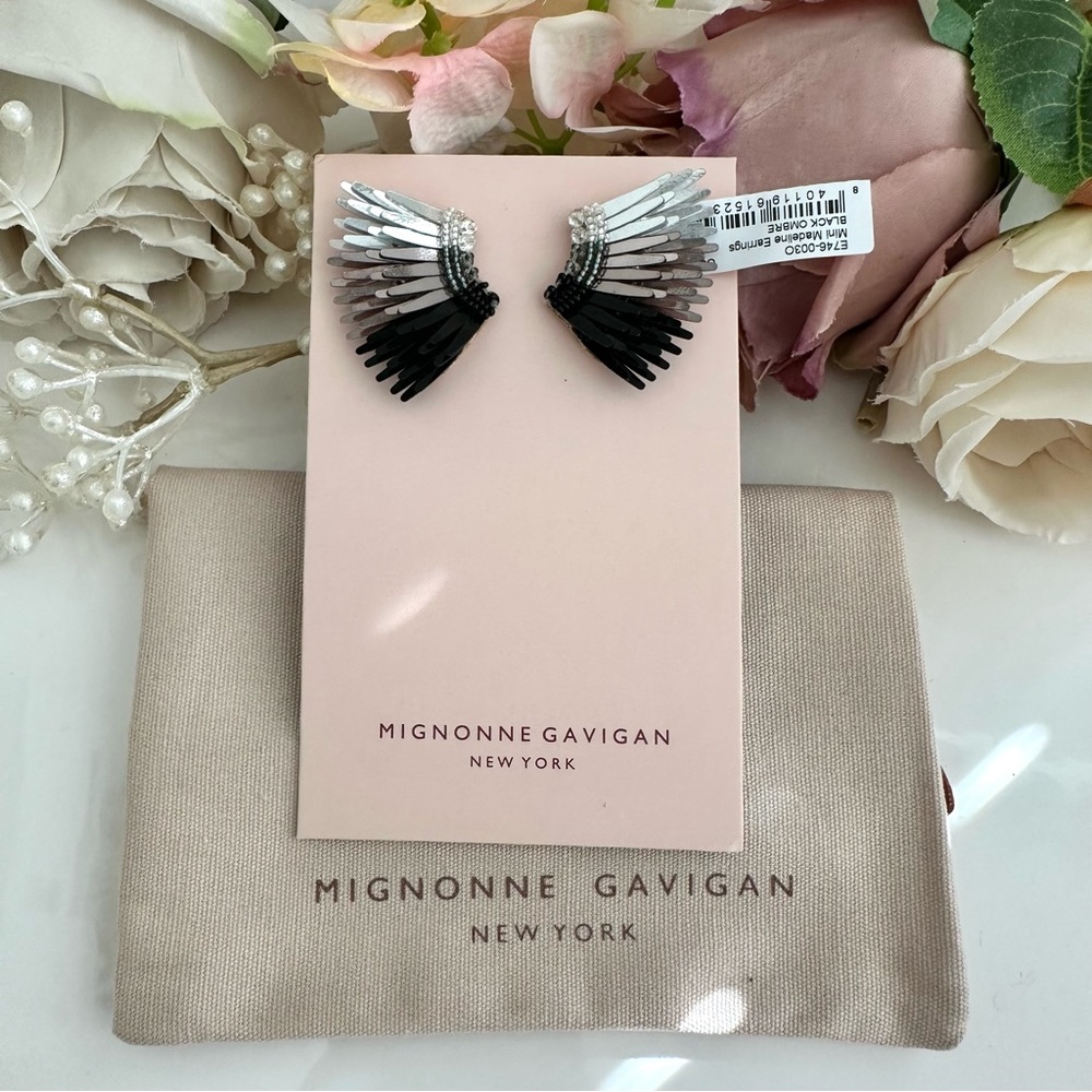 Mignonne Gavigan Mini Madeline Ombré Earrings NWT - Picture 5 of 8